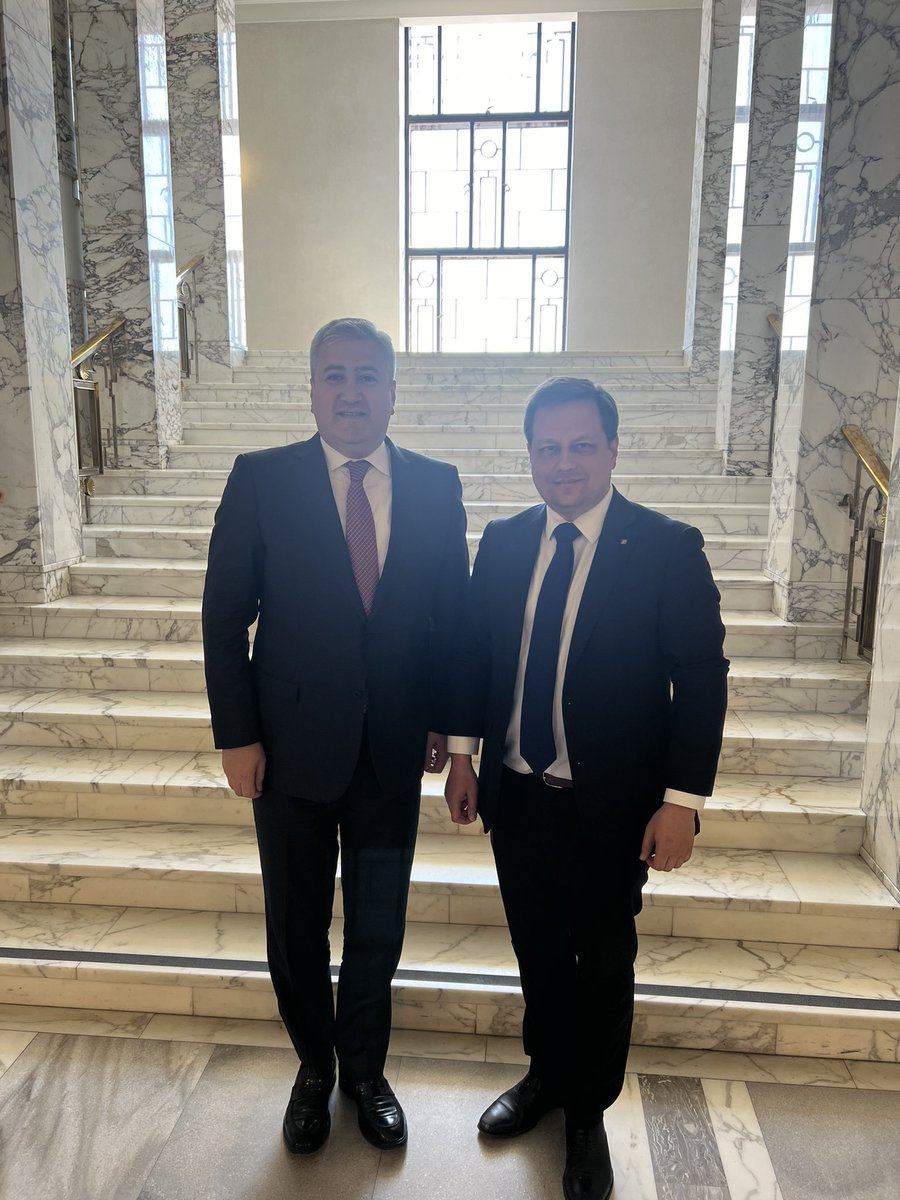 🇦🇿🇫🇮 Delighted to visit the Parliament of Finland and meet with Mr Vilhelm Junnila, chairman of the newly established friendship group for Azerbaijan.