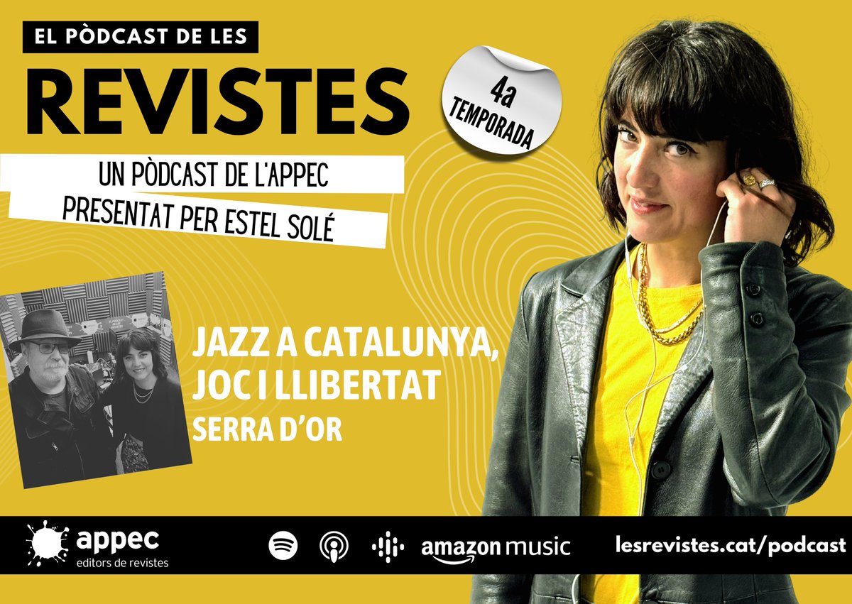 🎷 Saps com va arribar el jazz a Catalunya? On s'obren els primers locals i clubs de jazz? 💬 @EstelSole en parla en aquest capítol amb @miquelpujado1, col·laborador i responsable de la secció de música de la revista @serra_dor 🎧 Escolta l'episodi a 👉 bit.ly/spy_jazz24