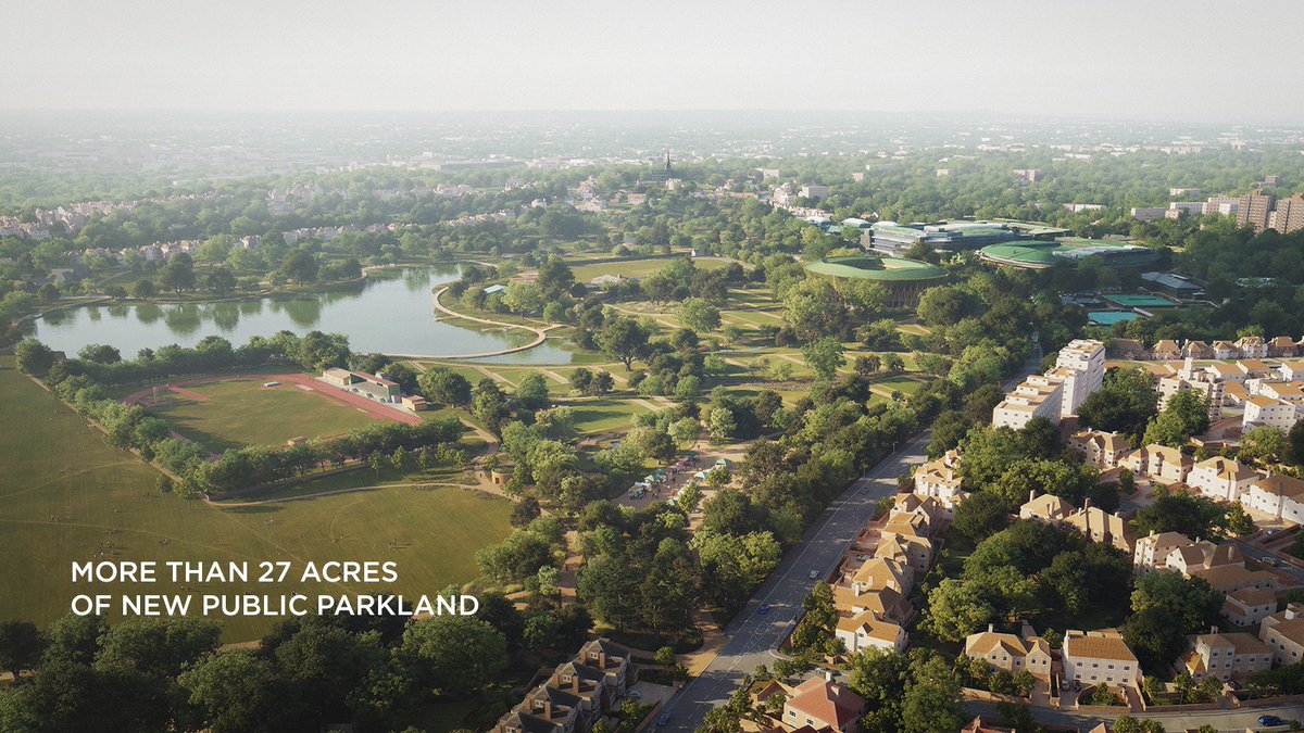 Our proposals to transform the former Wimbledon Park Golf Course include introducing more than 27 acres of previously private land opened up as beautiful new public parkland. Visit wimbledon.com/wpp to find out more 💭 #Wimbledon