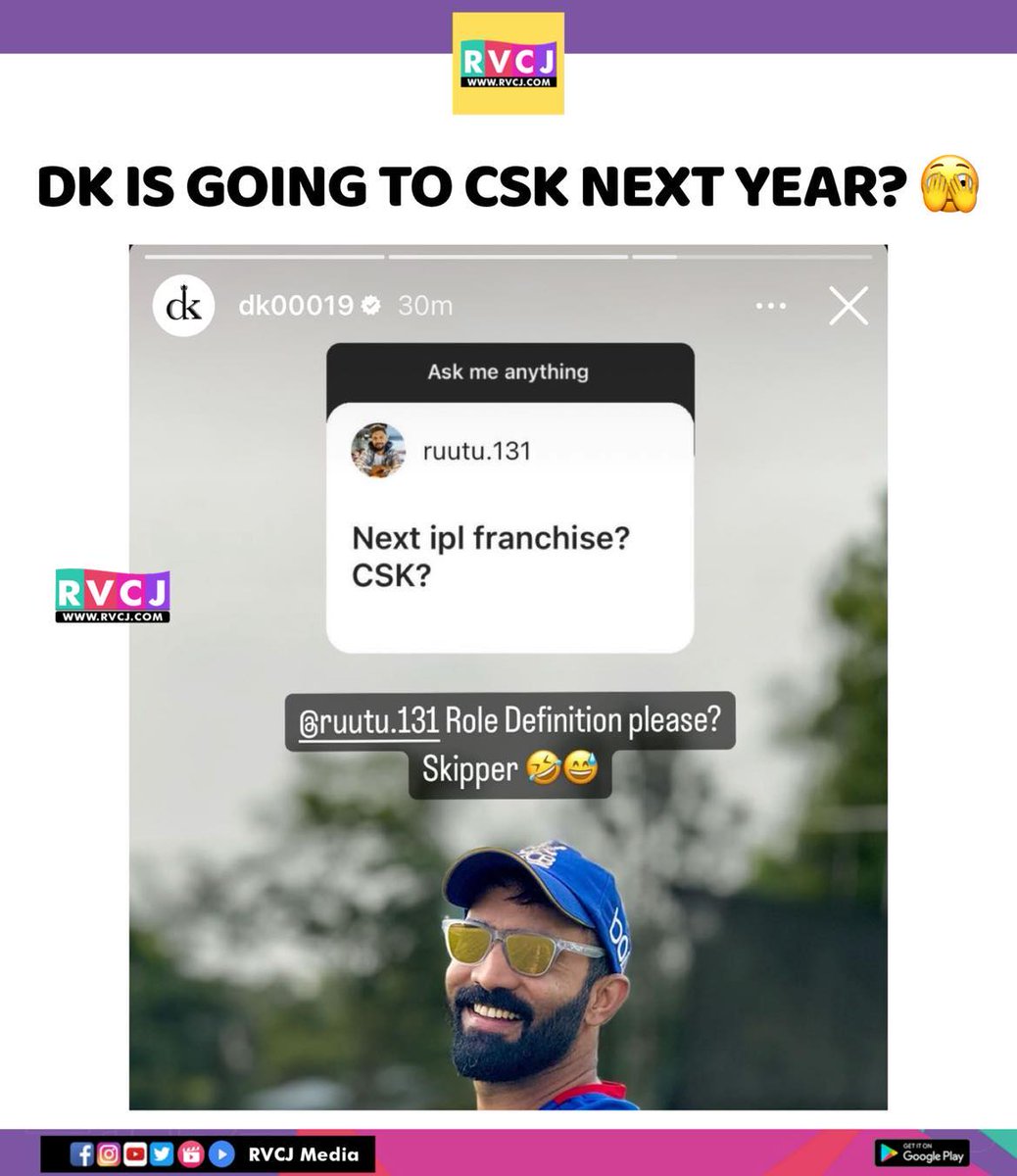 Dinesh Karthik for CSK.??👀
