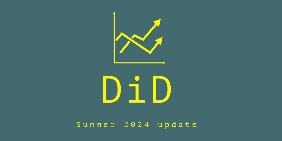 The #DiD Tracker's Summer 2024 update is here with the following major changes: - The #Stata packages table (asjadnaqvi.github.io/DiD/docs/01_st…) is now simpler and easier to read. It also includes the recent updates by @friosavila and @CdeChaisemartin+RAs. All package installations, links,
