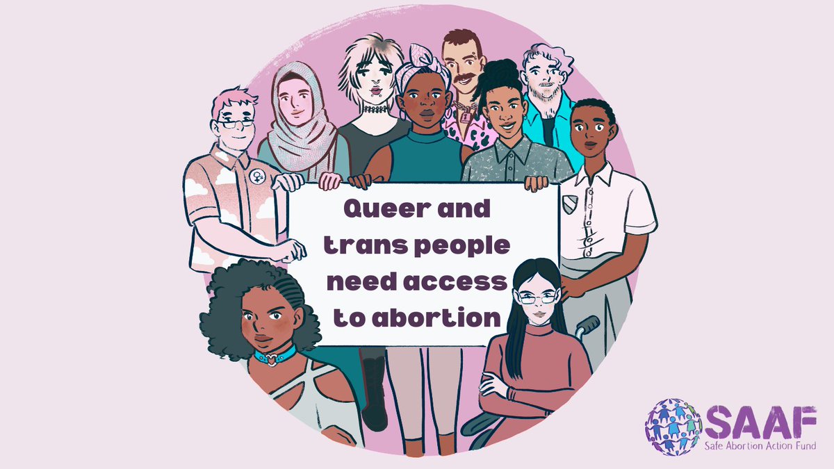 A little reminder for #IDAHOT 👇 Queer and trans people need access to abortion. Too often assumptions are made about who needs reproductive health services. Safe abortion needs to be made accessible to all. 🏳️‍🌈🏳️‍⚧️