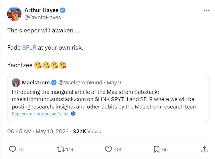 Oracles are the all-time narrative. They securely and scalably connect decentralized networks to external data sources. @CryptoHayes recently highlighted $FLR. Flare, a rising player in the oracle industry, stands out from Chainlink and Pyth by offering smart contracts in