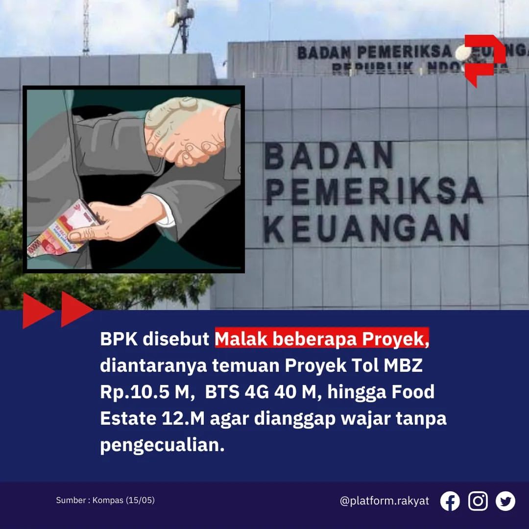 Ahok: Yang Duduk di BPK Berani Tidak Buktikan Hartanya Dari Mana? Selain itu Ahok juga pernah mengkritik peran BPK sbg pengawas keuangan negara, namun tidak ada pihak ketiga yg mengawasinya. Akibatnya, terdapat oknum yg memanfaatkan celah tersebut. Kalo saja negara mau