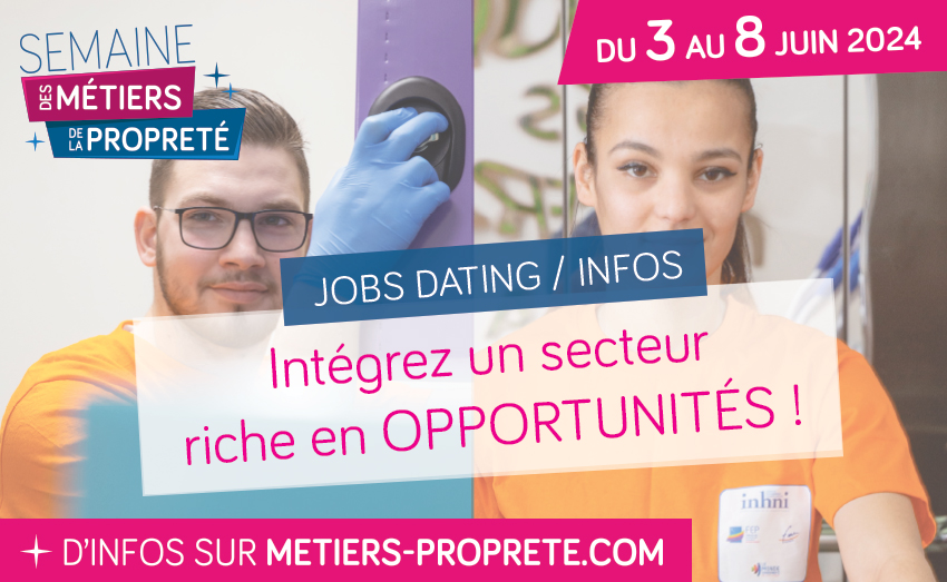 💧JOB DATING des métiers de la #propreté et de l’#hygiène
Lundi 3 juin 2024 au CIDJ à QJ de 10h à 17h
🧤 bit.ly/JobDatingPropr…
Venez rencontrer des entreprises locales à la recherche de leurs futurs talents !

#infojeunesse #métiers #jobdating #FarePropreté @FedeProprete @Paris