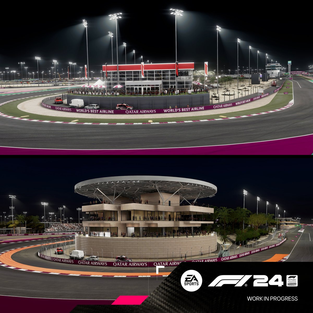 #F123
🆚
#F124

Spa and Lusail have been updated 🚧

Out May 31: x.ea.com/79863