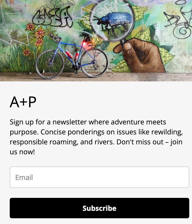I’ve started a new email newsletter. It’s called Adventure + Purpose, and it’s about trying to work out how those of us who love adventure and nature can take more action to fix its many problems. Please sign up and have a read! buff.ly/4bgUUrC