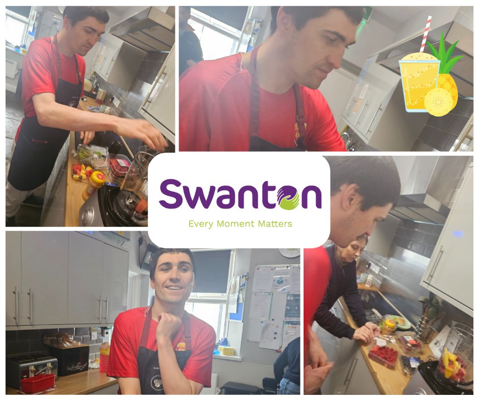 🍓🍌 Meet Jake, our #smoothie maestro supported at Pant Yr Odyn! 🥤 

He's all about the flavour, tasting each fruit before blending them into delicious concoctions 😊👨‍🍳 

Way to go, Jake! Keep up the fantastic work! They looked tasty! 🌟

#SwantonEthos #Learningdisability
