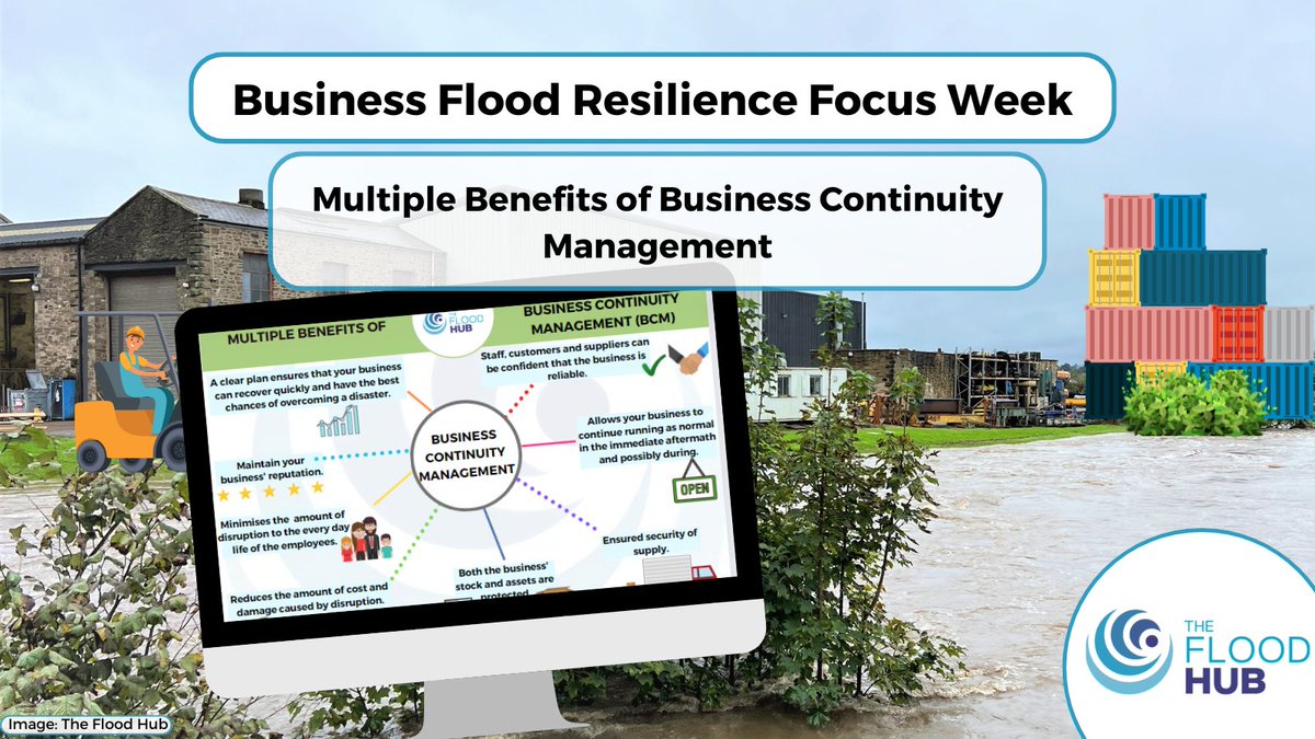 Our handy infographic contains all the top benefits from creating a solid #businesscontinuity plan🛒 Creating a contingency plan for all emergencies or threats can prove invaluable should any event occur💧👩‍💻 👉thefloodhub.co.uk/wp-content/upl… #BCAW2024 #FloodAware #BusinessResilience