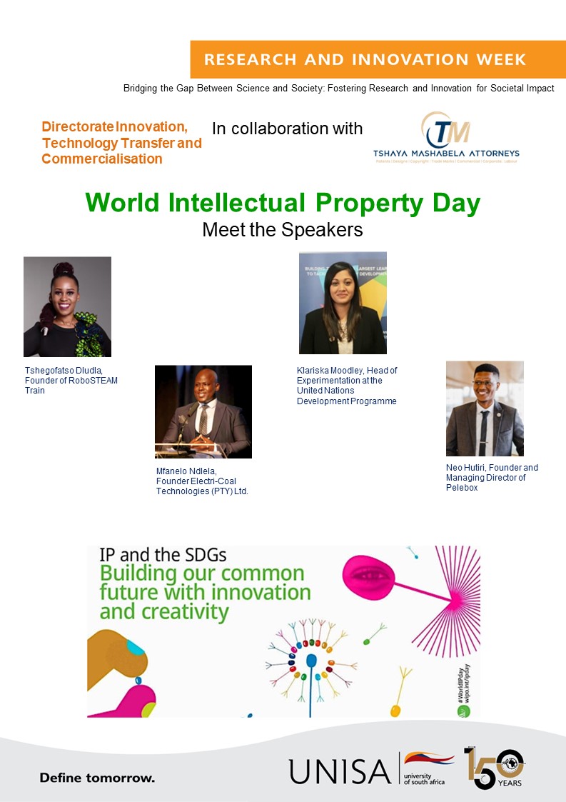 📢 #WorldIPDay Celebration 

The day presents a unique opportunity to emphasise the key role that IP rights such as patents, trademarks, designs & copyrights play in promoting innovation & creativity from entrepreneurs and industry experts.

RSVP: forms.office.com/r/11tgbkhkFp