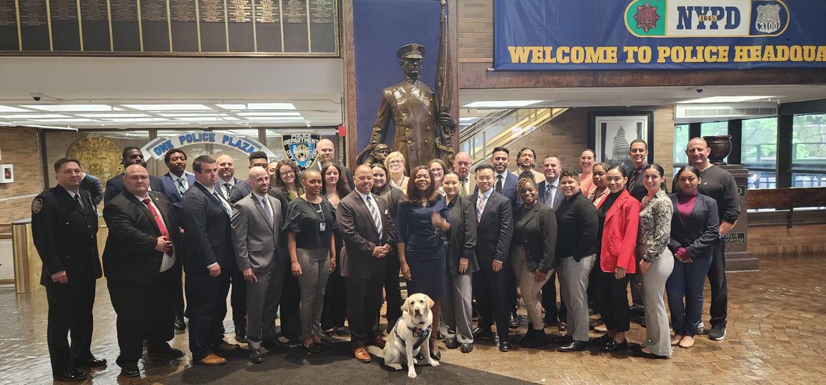 Congratulations to our newest cohort of peers to graduate from the Peer Support Program. Thank you for being the change and breaking the stigma surrounding mental health in law enforcement. <a href="/NYPDdcer/">Deputy Commissioner Employee Relations Lisa White</a> thank you for your unwavering support for our Peers!
