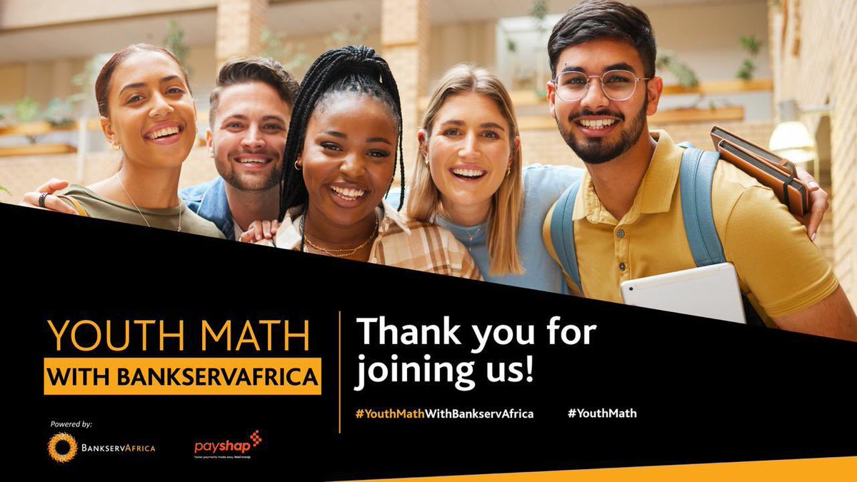 🙌🏾🥳❤️ #YouthMathWithBankservAfrica series! We tackled your burning #YouthMath dilemmas head-on and now it's time to put those insights into action! Share your key takeaways & what you'll be implementing for a chance to win a shopping voucher! @PayShapSA @BankservAfrica