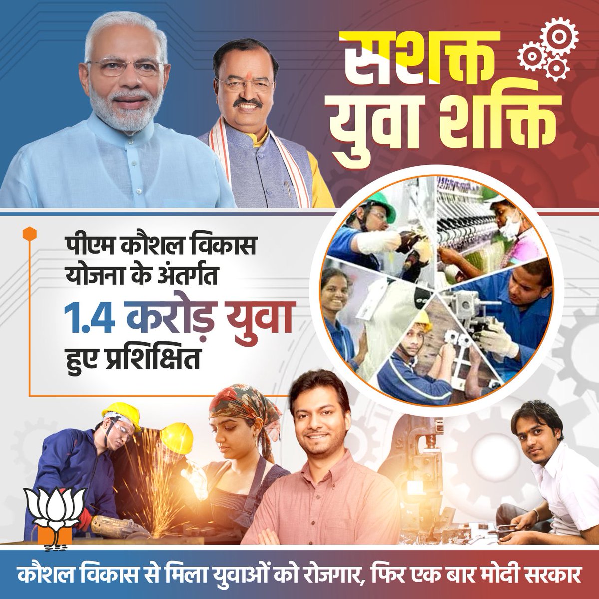 कौशल विकास से मिला युवाओं को रोजगार... @narendramodi #SkillIndia #StartupIndia