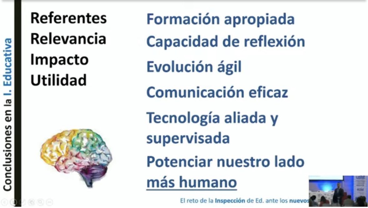 ¿Cómo debe responder la inspección educativa ante los cambios en la educación? <a href="/samuelcres/">Samuel Crespo</a> #jornadausie #jerez
