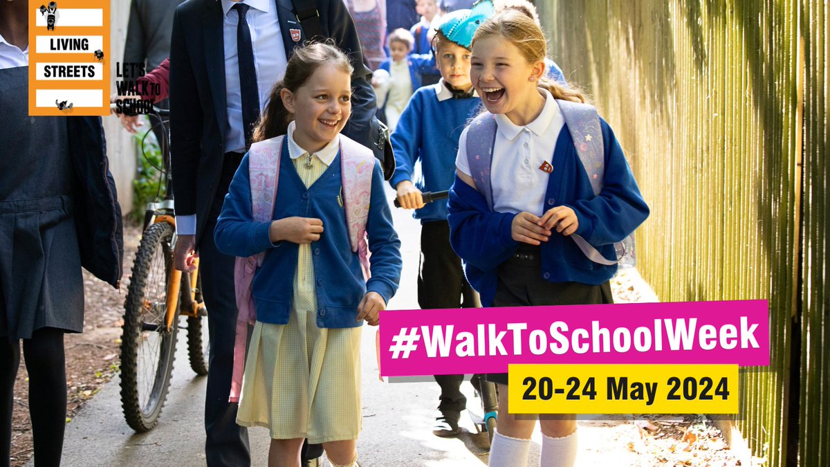 #WalktoSchoolWeek starts on Monday! Discover the #MagicofWalking, wheeling, cycling or scooting to school for the whole week and make the most of the spring weather! livingstreets.org.uk/walk-to-school…