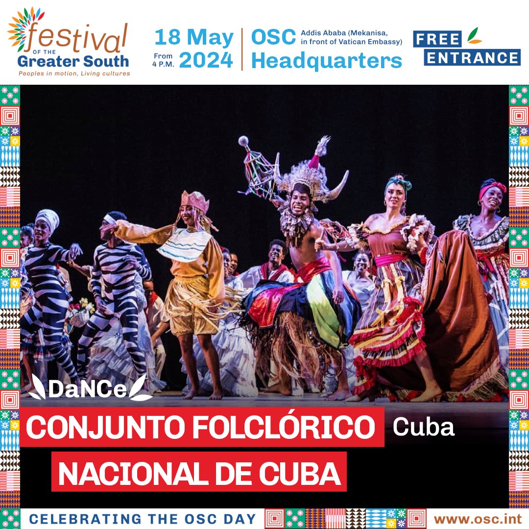 We're thrilled to present the Conjunto Folklorico Nacional de Cuba (National Folkloric Ensemble of Cuba)! Founded in 1962, this renowned ensemble showcases Cuba's rich cultural heritage through a captivating blend of traditional and contemporary dance and music. With over 98