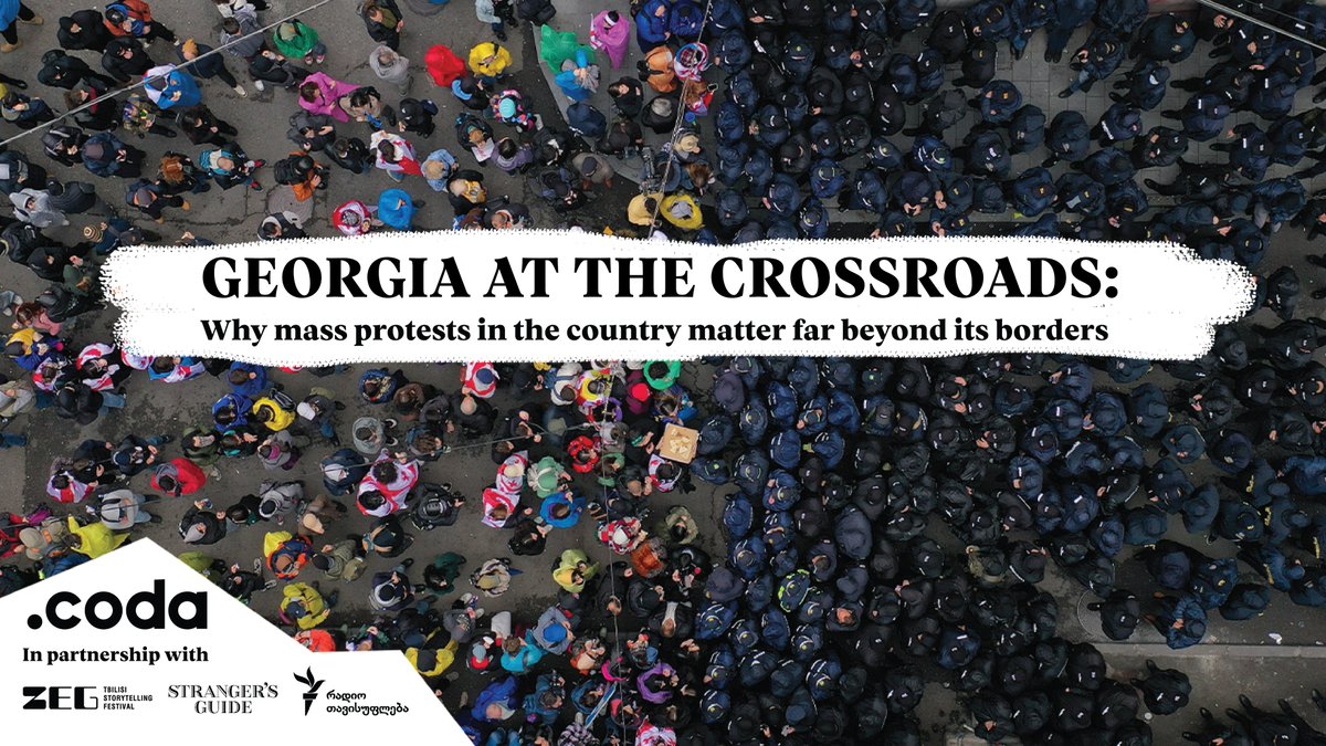Georgia is now a front line in the global battle against rising authoritarianism. On Sunday, join @anneapplebaum, @peterpomeranzev, @antelava and journalists and activists from the region for a conversation exploring why Georgia's fight is so significant. eventbrite.com/e/why-mass-pro…