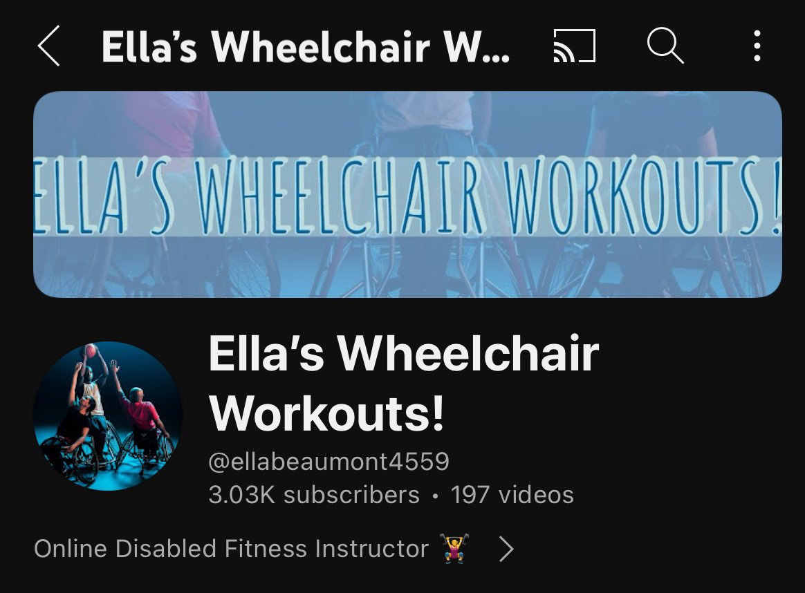 Im a bit late to the party, but I’m buzzing to say ‘Ella’s Wheelchair Workouts’ has reached 3,000 followers! 🎉 You guys are legends and I really appreciate all your support! 💕 #Ellas #wheelchair #workouts #3000 #followers