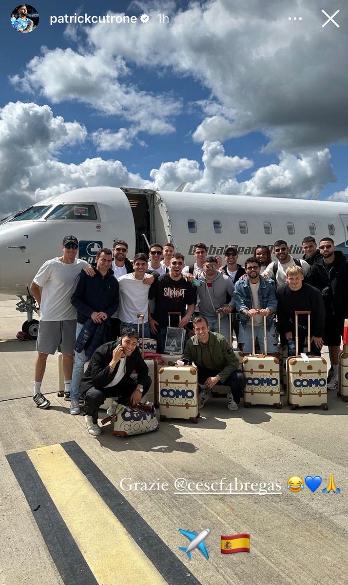 Cesc Fabregas kept his promise and paid for the entire Como squad’s holiday in Ibiza after earning promotion to Serie A.

We need this in the documentary, <a href="/Como_1907/">Como1907</a> 🤪🎉🇪🇸