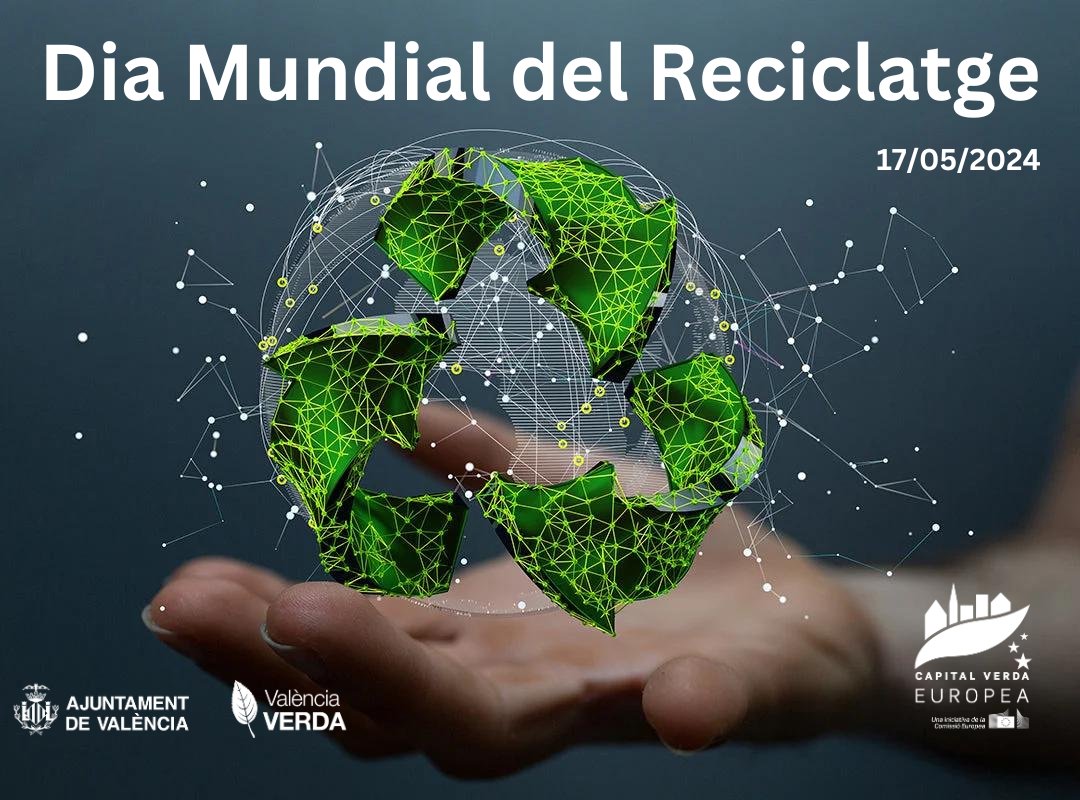 Hui, 17 de maig, se celebra el Dia Mundial del Reciclatge per a conscienciar la població sobre la importància de tractar els residus com correspon, per tal de protegir el medi ambient, i a #ValènciaVerda🍃 ho fem amb entusiasme i alegria, alhora que responsabilitat i capteniment.