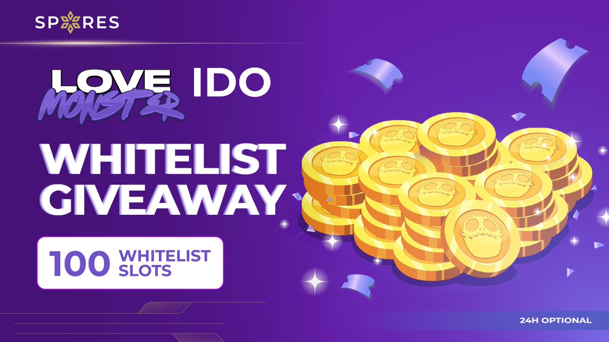 📢 @Spores_Network x @PlayLoveMonster WHITELIST GIVEAWAY Grab your chance at 100 Whitelist slots for Love Monster - an Epic strategic Turn-Based Combat Game on Mobile & PC 🎁 ➡️ JOIN NOW: app.questn.com/quest/90572001… ⏰ Deadline: 10 AM UTC, 20th May Own, Battle, Earn, Build & Play
