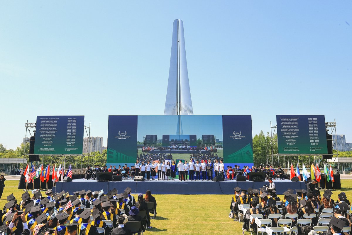 Today, 259 undergraduate degrees and 155 master’s degrees were awarded as Duke Kunshan University celebrated the graduation of the Class of 2024, an international, diverse, and talented group of changemakers, innovators, and leaders. Read more 🔗 bit.ly/44O0wHe