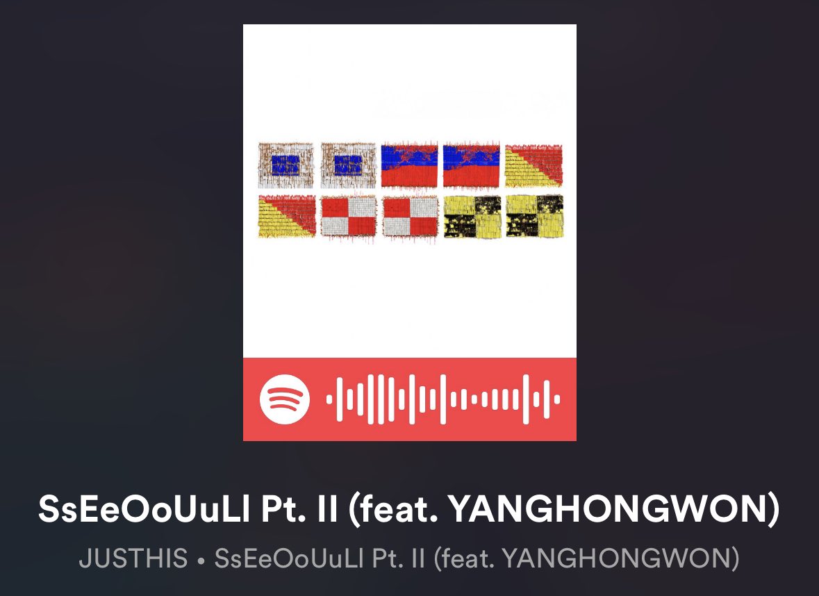 [🎧] Update เพลง KHiphop & KRnB ที่ออกใหม่ในช่วงนี้ 🫧 (1)

• punchnello - before you
• YANGHONGWON - Jealousyvalhalla
• SFC.JGR - break heart
• JUSTHIS - SsEeOoUuLl (feat. YOUNGHONGWON)

#punchnello #YANGHONGWON #SFCJGR #JUSTHIS