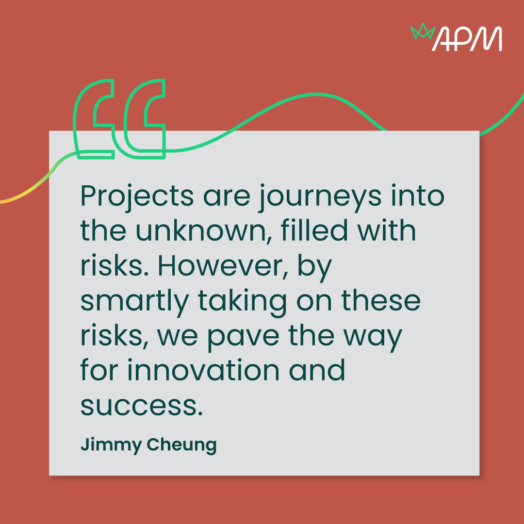 Jimmy Cheung explores the concept of #risk in #projectmanagement and the importance of taking 'smart' risks to differentiate between project success and failure. Read more about the key factors essential for effective #riskmanagement: bit.ly/3WKhOTH