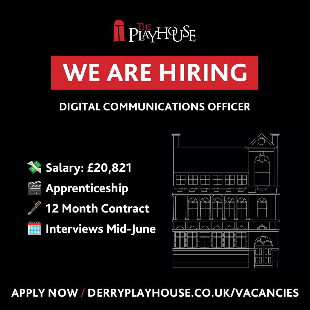 DerryPlayhouse (@playhousederry) on Twitter photo ππππππππππππππ πππππππππππ π
Are you passionate about marketing, social media and showing your creativity? This apprenticeship role is perfect for a talented individual looking to upskill and continue their creative journey at a leading arts ππππππππππππππ πππππππππππ π
Are you passionate about marketing, social media and showing your creativity? This apprenticeship role is perfect for a talented individual looking to upskill and continue their creative journey at a leading arts