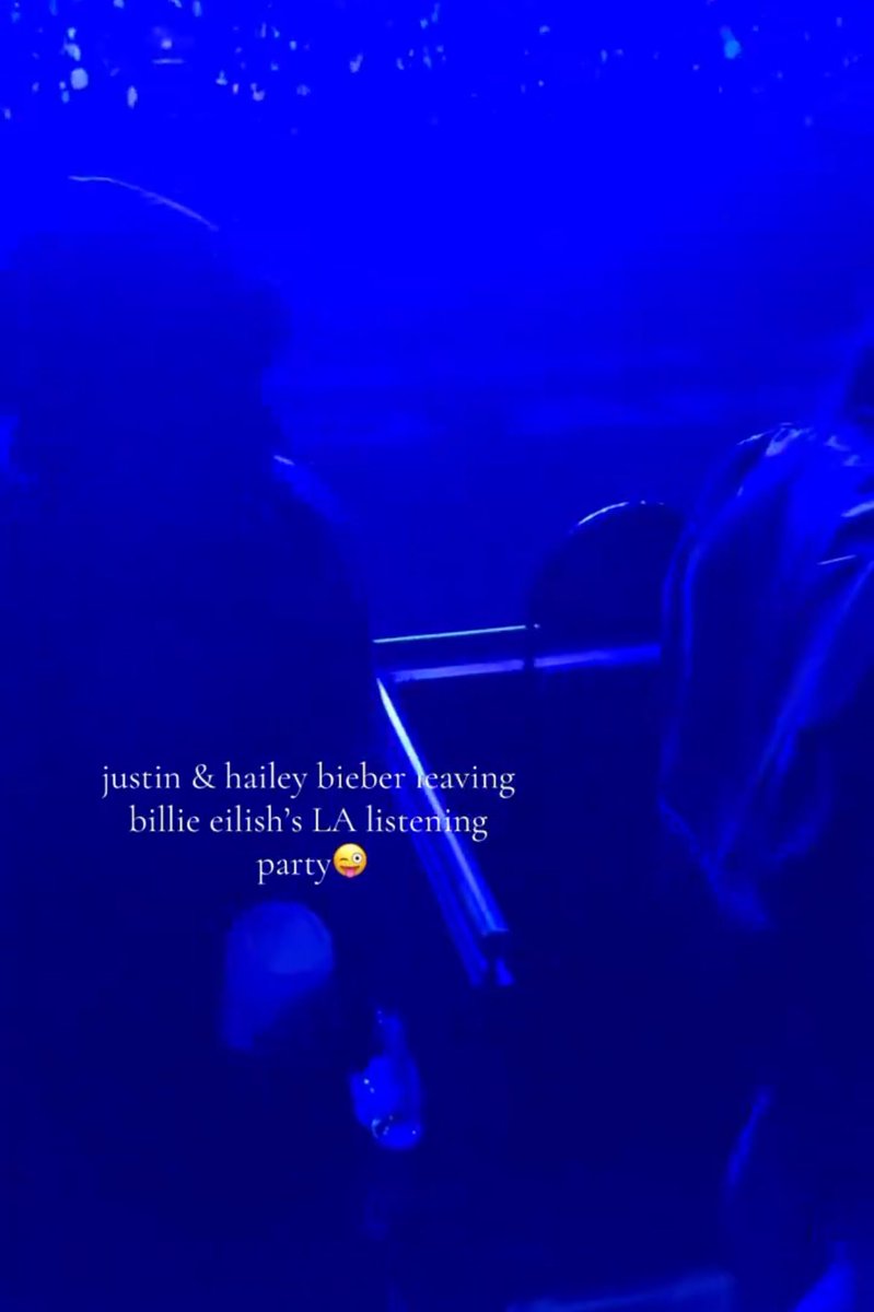 Justin Bieber al listening party di Billie Eilish alla Kia Forum Arena di Inglewood, California (16 maggio)