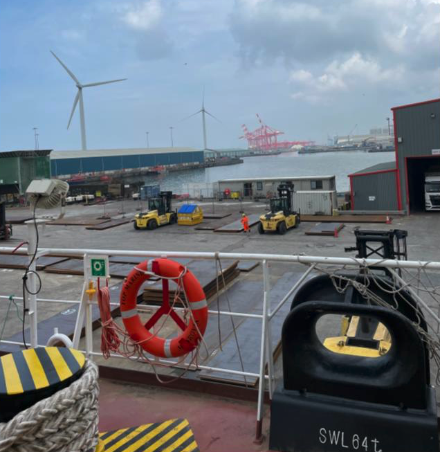 chambercustoms's tweet photo. Big thanks to @NASS_Steel for hosting us yesterday! 🙏 Emmanuel Gianquitto, our Head of Training & Consultancy kicked off with a factory tour at Peel Ports Group, observing steel coil offloading 🏗️, then delivered a talk on CBAM.
🌍 #CBAM #CustomsConsultancy https://t.co/aan7nmk5Cg