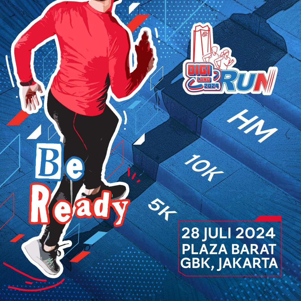 Siapa yang dari kemarin minta dispill tentang #DigilandRun? Nih, siap-siap! 🏃🏻‍♂️

Tahun ini #DigiLand2024 spesial mengadakan event lari maraton #DigilandRun untuk individu atau komunitas pencinta lari. Akan berlangsung pada 28 Juli 2024 di Plaza Barat GBK, Jakarta #DigilandRun