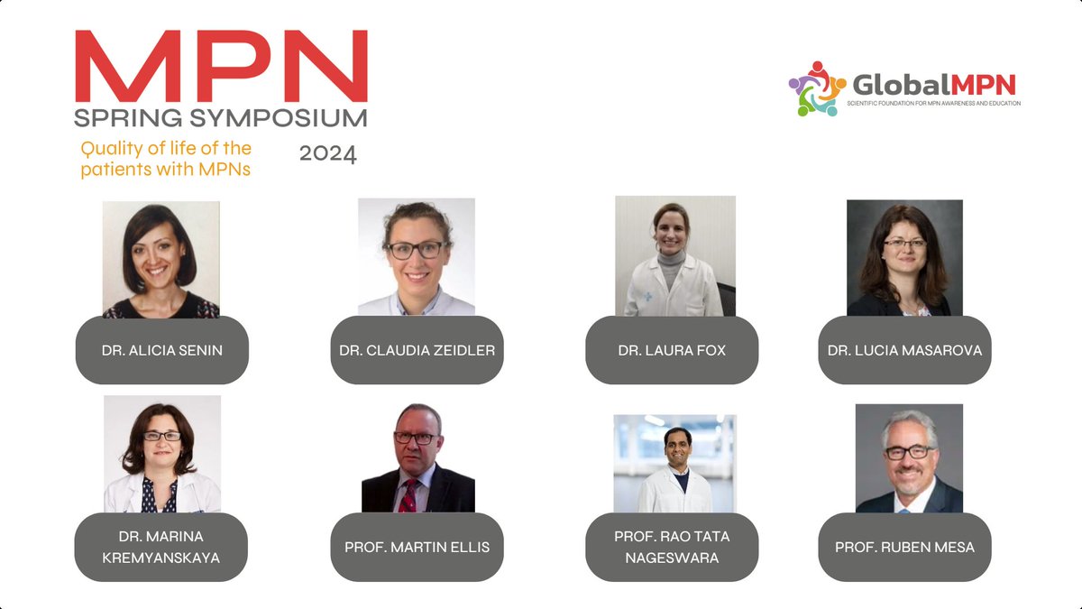 📢As the 4th MPN Spring Symposium draws near, we’re thrilled to introduce you to our esteemed speakers who will share their expertise & insights at this highly anticipated event. 📲Visit our website to read our blog! gmpnsf.org/post/meet-the-… @MDmasarova @mpdrc #GMPNSF