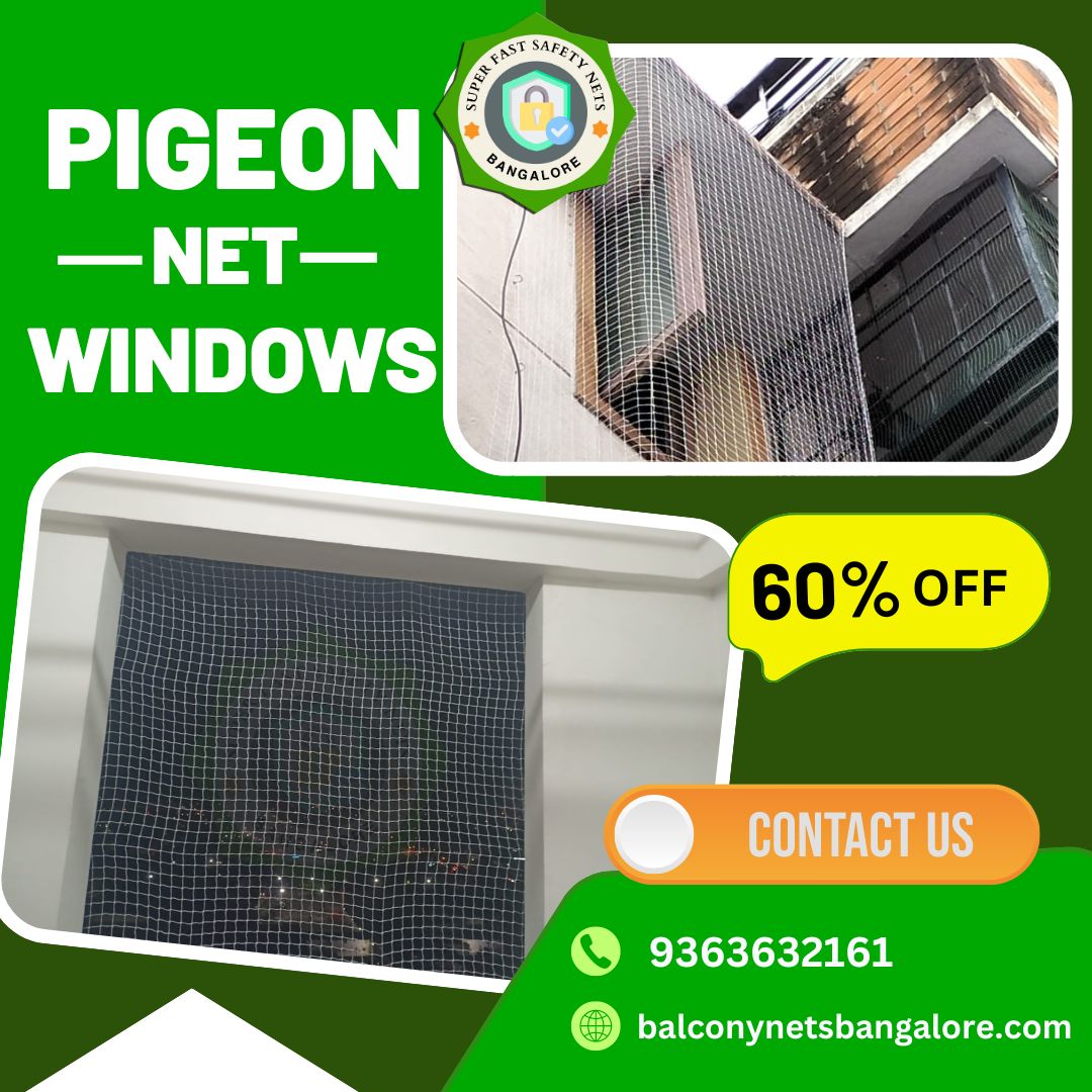 superfastnets's tweet image. Protect your windows from unwanted intruders with Pigeon Net by Super Fast Safety Nets Bangalore! Enjoy fresh air without worrying about bird mess. Contact us at 9363632161 for expert installation. #PigeonNet #WindowSafety #SuperFastSafetyNets 
balconynetsbangalore.com/pigeon-nets-fo…