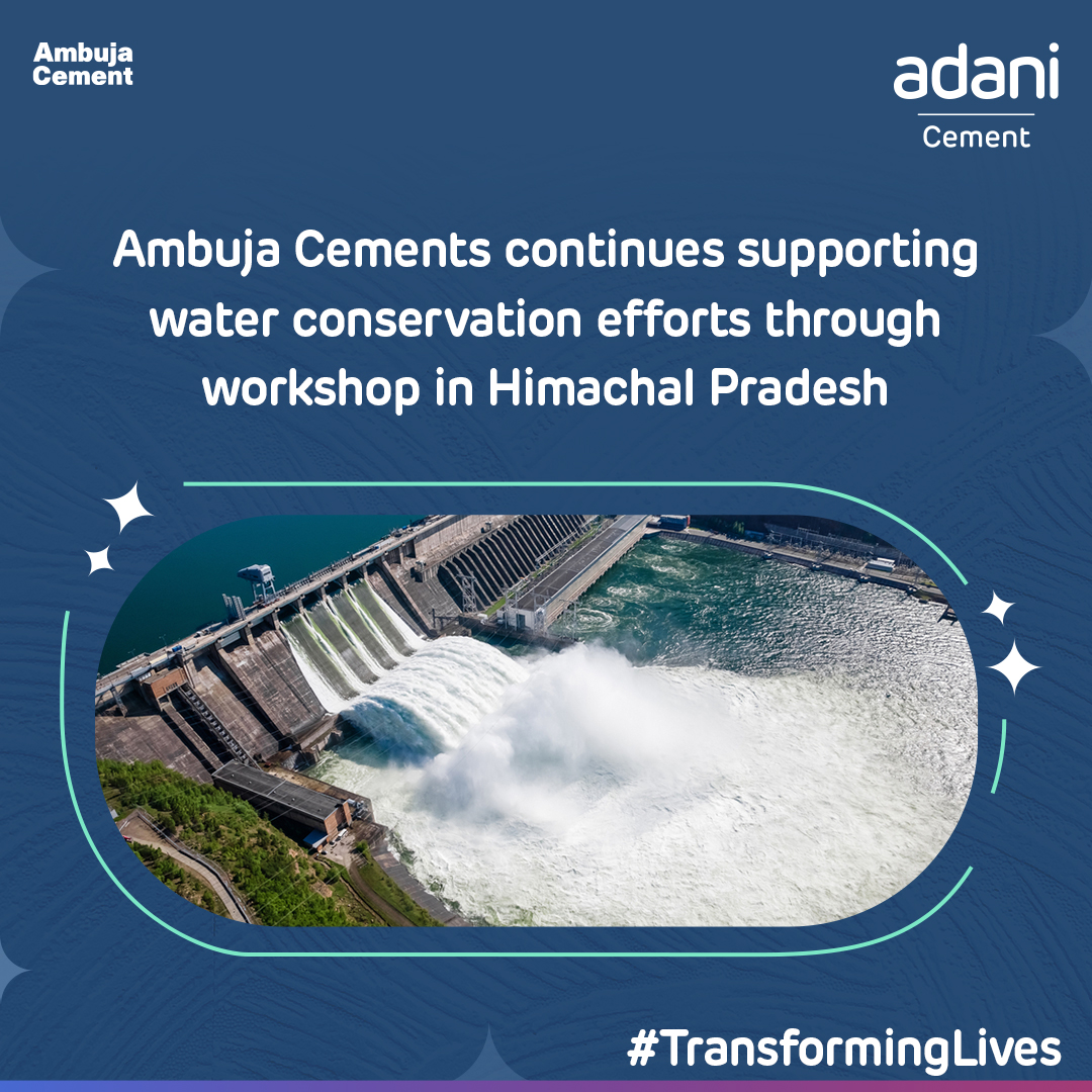 #TransformingLives Ambuja Cements is leading water conservation efforts in Himachal Pradesh through workshops and collaboration with government agencies, securing a resilient future for generations to come. #ThisIsAdaniCement #BuildingNationsWithGoodness #GrowthWithGoodness #ESG