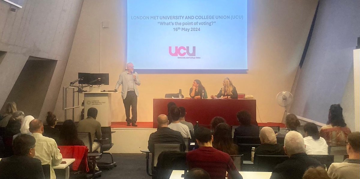 It was a pleasure to speak to students at @LondonMetUni about the need for a genuine alternative to poverty, inequality and war. It is young people's belief in a better world that gives me hope for the future!