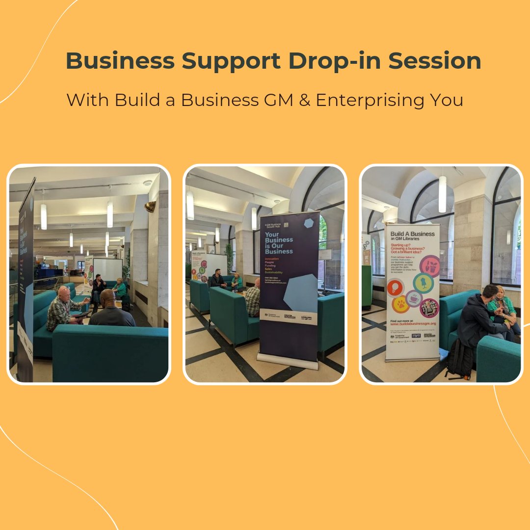 Great to see so many people at the Business Support Drop-In with @buildabiz_gm & @BizGrowthHub @EnterprisingYou

If you're interested in attending future sessions, keep an eye out on our Eventbrite page & social media 💡

#businesssupport