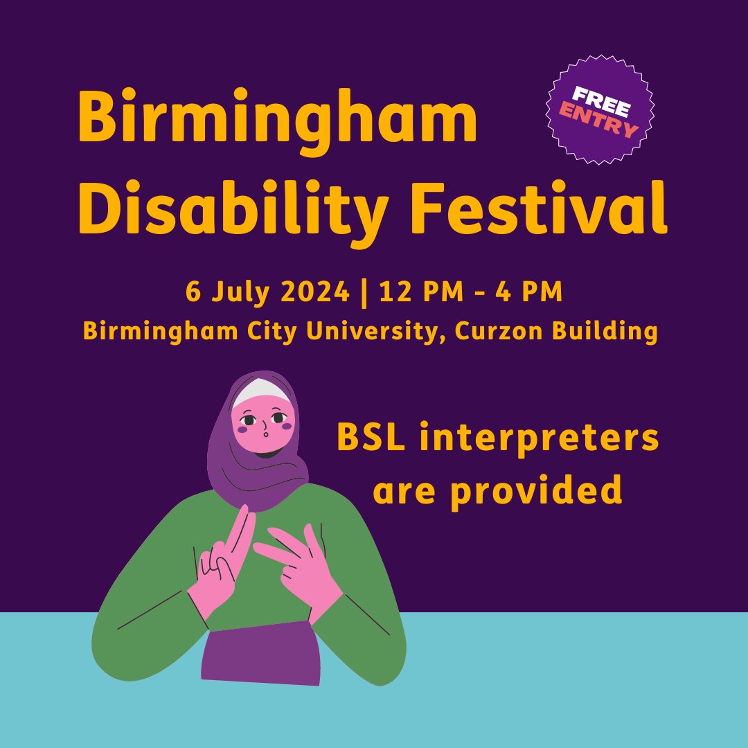 Birmingham Disability Festival tweet media