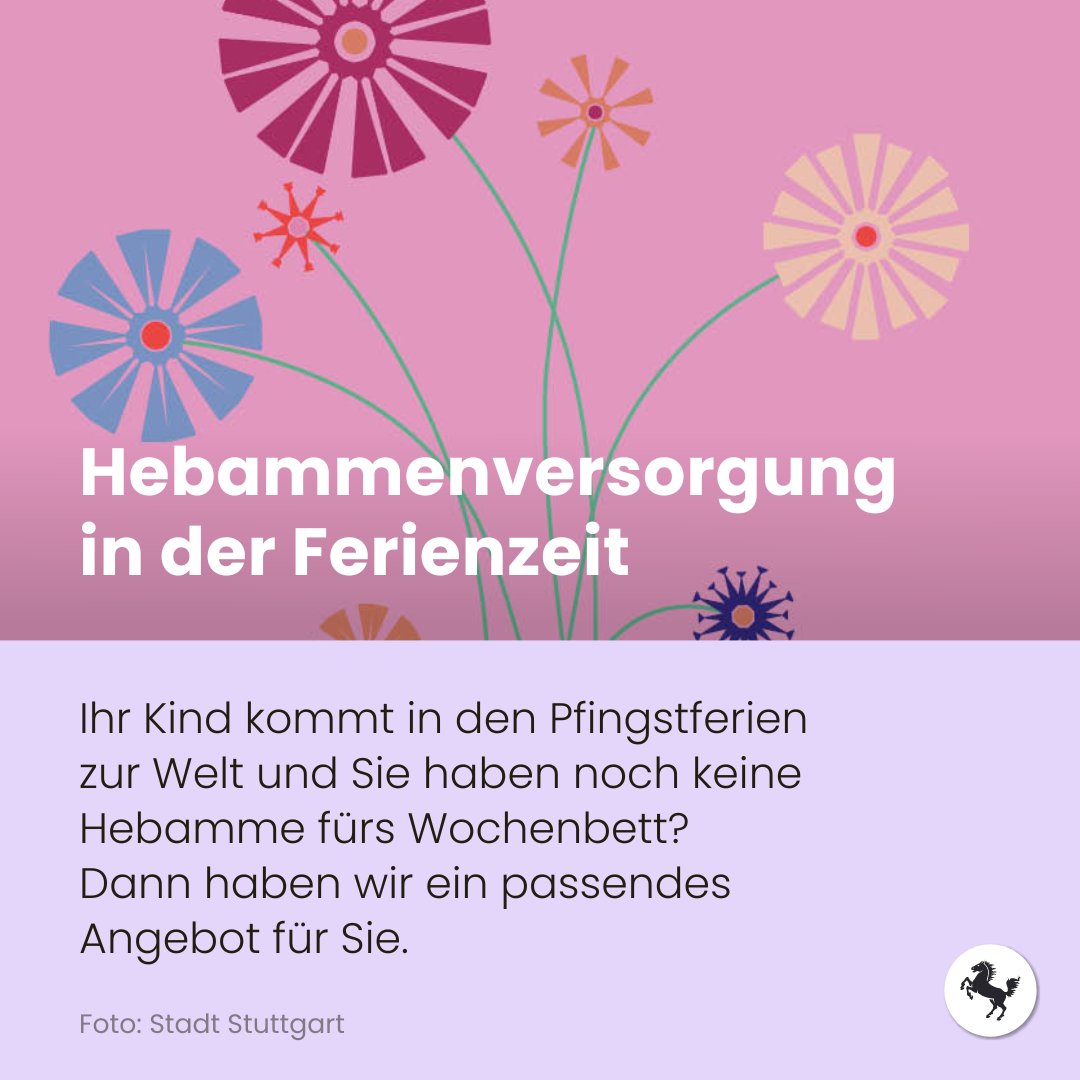 Vom 18. Mai bis 2. Juni 2024 unterstützen freiberufliche #Hebammen frisch gewordene Eltern in #Stuttgart nach der #Geburt. Wie es funktioniert finden Sie unter stuttgart.de/hebammen.