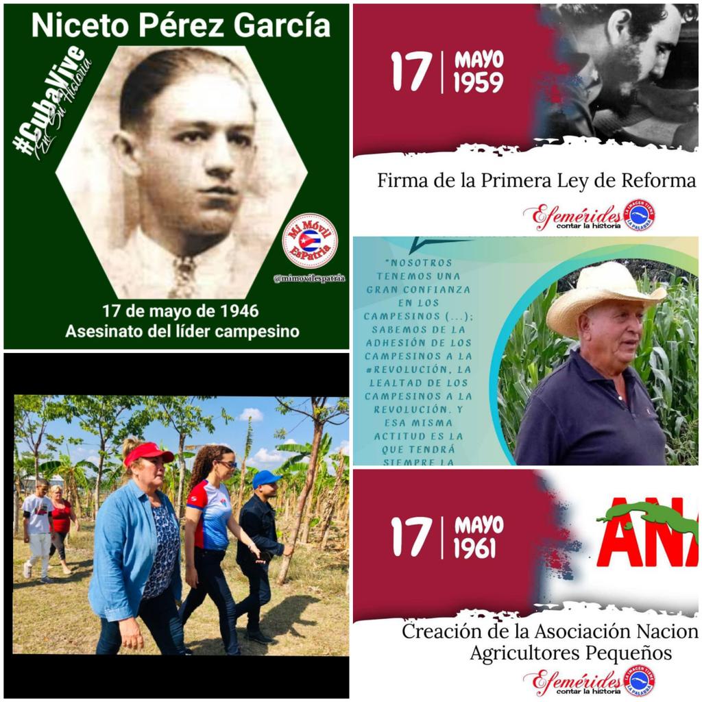 Llegue las FELICITACIONES a todo cubano que lleva con orgullo sangre guajira. HOY celebramos junto al campesinado su día. Ustedes son #GenteQueSuma y pilares fundamentales para el desarrollo de #SanctiSpíritusEnMarcha @DiazCanelB