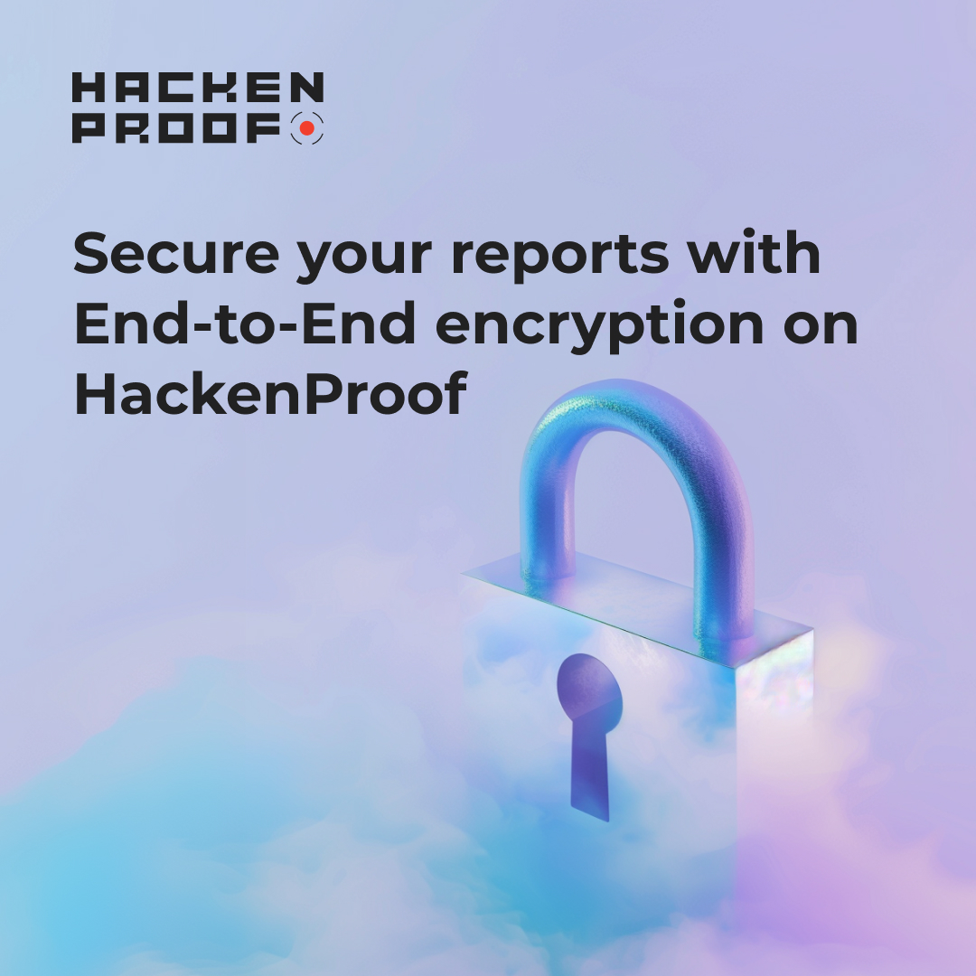 Secure your chats like a pro with HackenProof's E2E encryption! 
Choose our powerful, PGP-based option to keep your conversations private.

Here’s what you can do:
🔒 Encrypt texts and files with ease 
🔑 Create your own PGP keypair 
🤝 Share securely with your team

Stay safe
