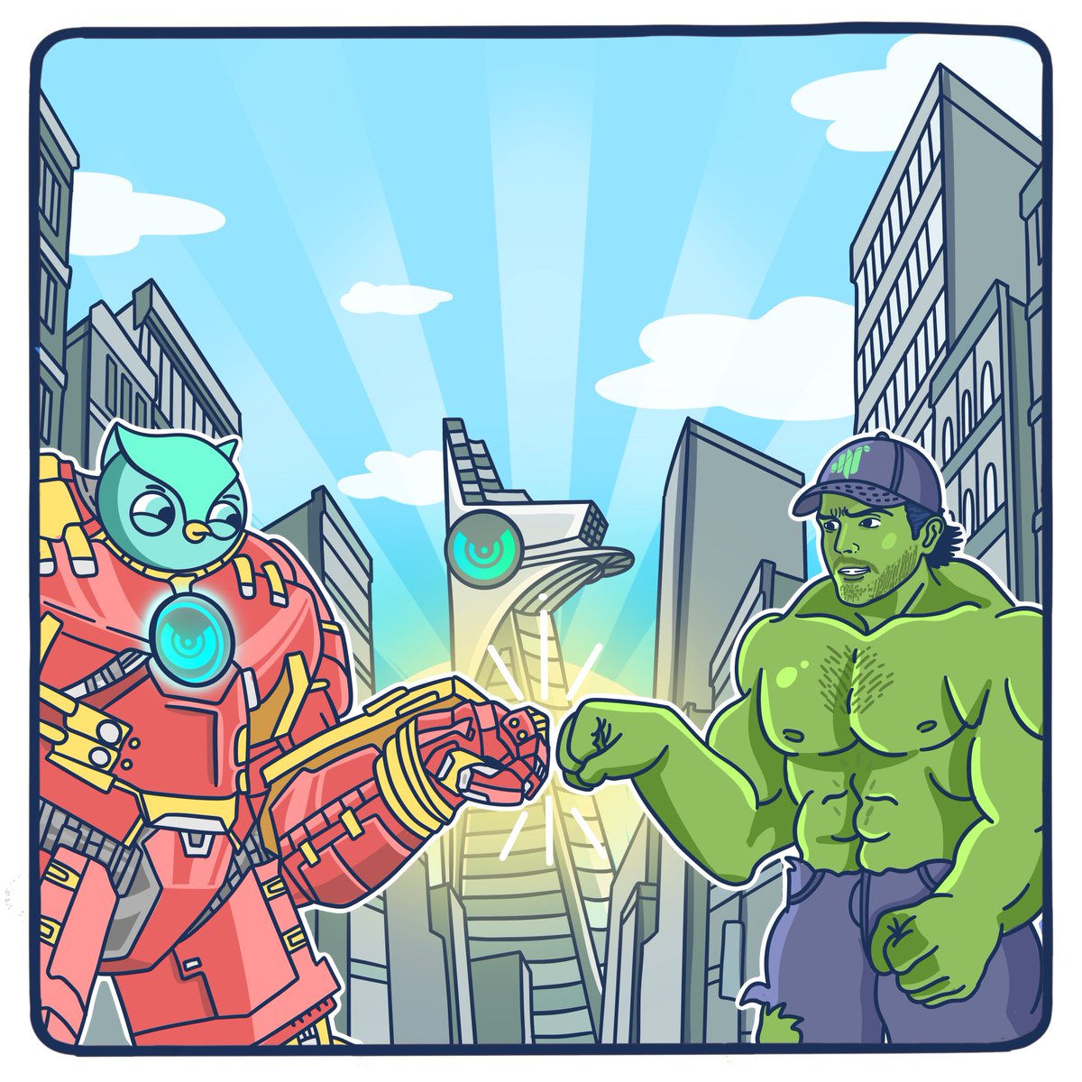 Meet Our Big Hero Aka The Hulk

📢Shout out to the next member of DePIN Hero Squad, Mr. Drej, Founder Of @getgrass_io

🟩He is building Data Layer for AI through DePIN and believes that DePIN and blockchain verification will stop data tampering & keep AI honest.

This Artwork Is