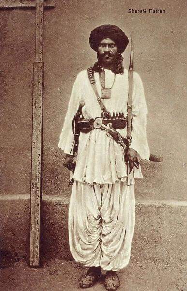 A Sherwani tribesman -  1910s