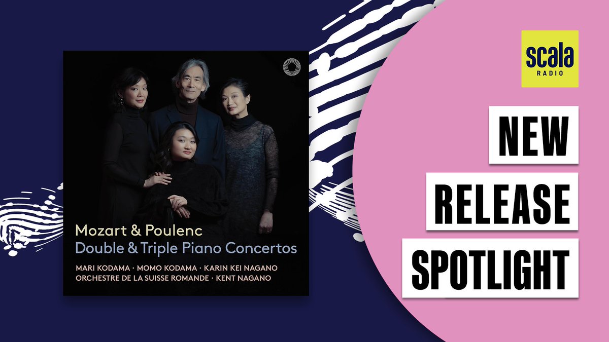 Congratulations to this great release, which has been featured as part of New Release Friday on @ScalaRadio! Available TODAY for streaming and purchase worldwide! 🎶lnk.to/mozartpoulencp…