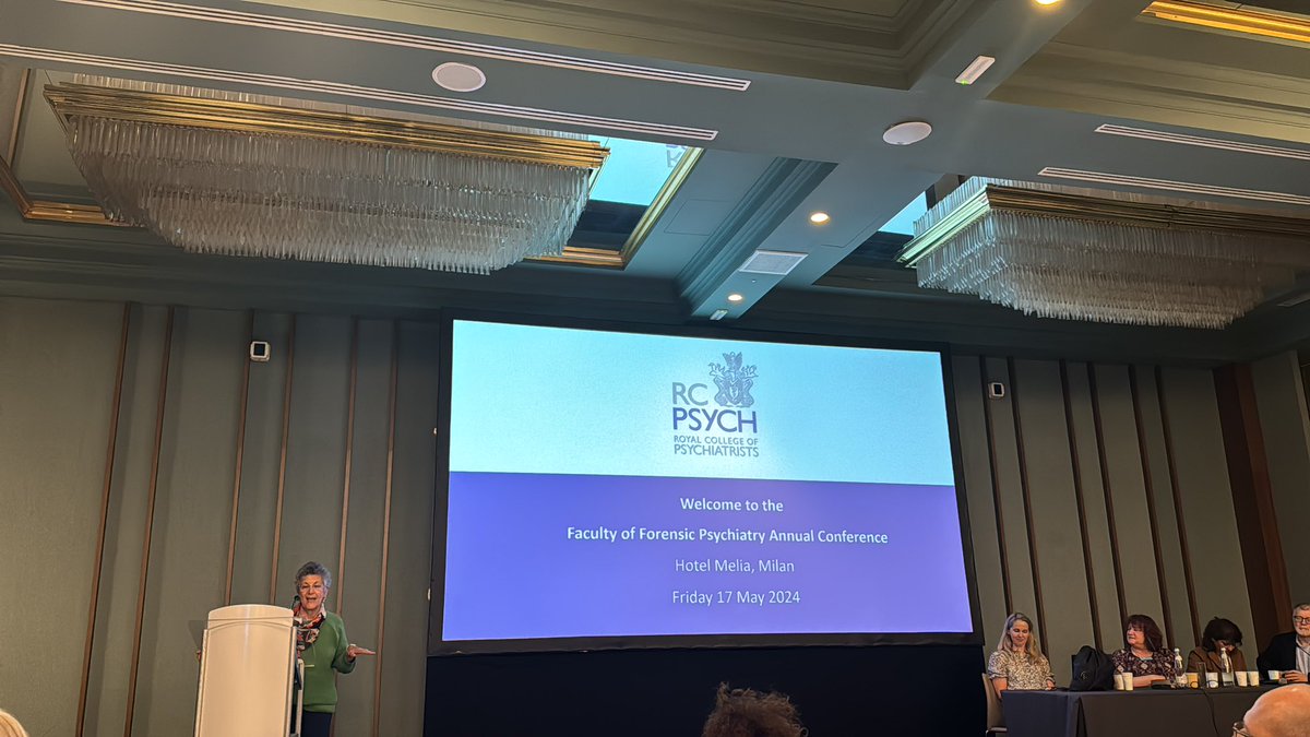 The Faculty of Forensic Psychiatry (@rcpsychforensic) on Twitter photo Closing address by faculty chair <a href="/HollowayJosanne/">Josanne Holloway</a> Goodbye from
us from this conference and hopefully tweet again next year. #rcpsychforensic24 Closing address by faculty chair <a href="/HollowayJosanne/">Josanne Holloway</a> Goodbye from
us from this conference and hopefully tweet again next year. #rcpsychforensic24