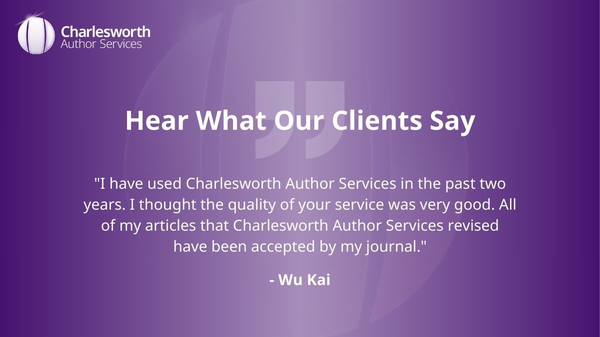 Discover why our #clients love us! Check out what they have to say about their experience with our services.

#Clients #testimonials #CWAS #Charlesworth #happyclients #authorservices #phdchat