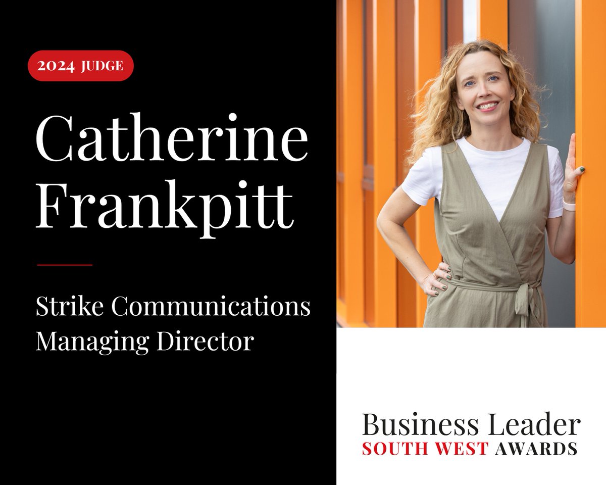 Business Leader (@businessleader) on Twitter photo Introducing our #BLAwards24 Judge 💫
Meet Catherine Frankpitt, Managing Director at <a href="/strike_comms/">Strike Communications</a> 👏
It's great to have you with us this year, Catherine. Introducing our #BLAwards24 Judge 💫
Meet Catherine Frankpitt, Managing Director at <a href="/strike_comms/">Strike Communications</a> 👏
It's great to have you with us this year, Catherine.