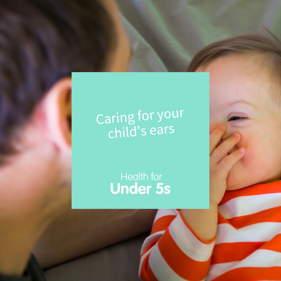 👂️ Ears clean and protect themselves and earwax plays a big part in this. 👀 Take a look at our tips for caring for your child's ears. ➡️ bit.ly/caringforyourc… #healthforunder5s #ears #earwax #baby #earcare