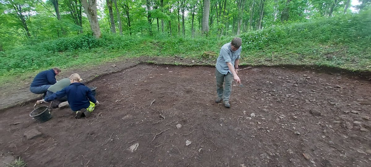 SophieThérèse Ambler (@rg1253) on Twitter photo Day 5 of our 2024 <a href="/CastleStudies/">Castle Studies Trust</a> excavation #LowtherMedievalCastle, and what's this? Could it be - possibly - evidence of a building within the ringwork castle interior? <a href="/jimbonesmorris/">Dr James Morris</a> shows the lines of a rectangular feature within the cobbled surface of Trench 6. 1/2 Day 5 of our 2024 <a href="/CastleStudies/">Castle Studies Trust</a> excavation #LowtherMedievalCastle, and what's this? Could it be - possibly - evidence of a building within the ringwork castle interior? <a href="/jimbonesmorris/">Dr James Morris</a> shows the lines of a rectangular feature within the cobbled surface of Trench 6. 1/2