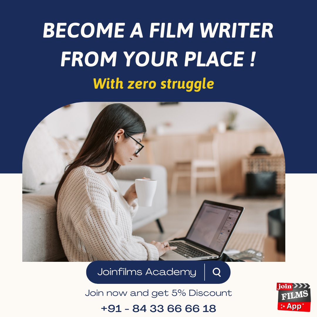 Start your journey as a film writer with our course beginning 31st May 2024. Learn from experts and turn your ideas into amazing scripts. Perfect for beginners! Don't miss out on this opportunity to make your mark in the film industry. Spaces are limited, so secure your spot